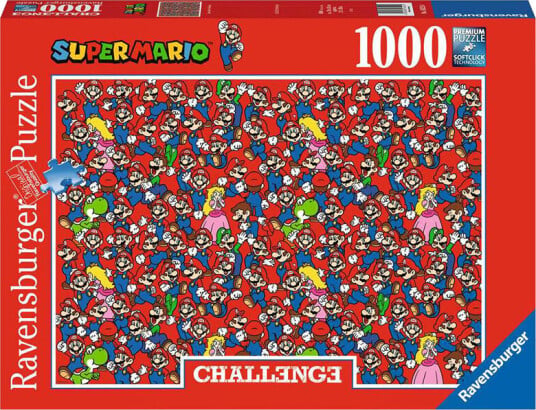 Ravensburger Puslespill 1000 Brikker Super Mario Utfordring