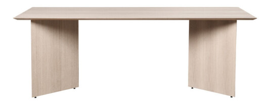 ferm LIVING Mingle spisebord Oak natural veneer, 210 cm, vinkelben eik