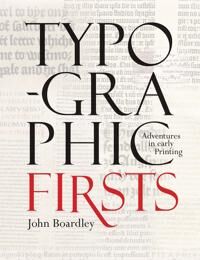 Typographic Firsts Av John Boardley