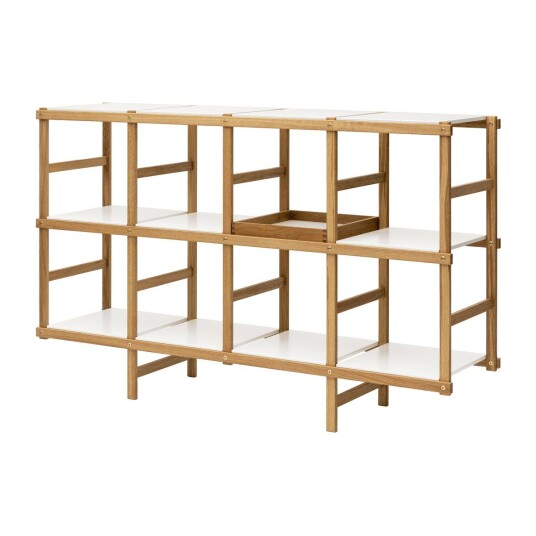 Design House Frame hylle M 154 cm Eik-hvit