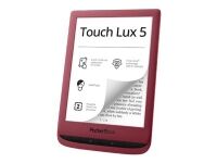 PocketBook Touch Lux 5 - eBook-leser - Linux 3.10.65 - 8 GB - 6 16 grånivåer (4-bts) E Ink Carta - berøringsskjerm - microSD-spor - Wi-Fi PocketBook Touch Lux 5 - eBook-leser - Linux 3.10.65 - 8 GB - 6 16 grånivåer (4-bts) E Ink Carta - berøringsskjerm - microSD-spor - Wi-Fi