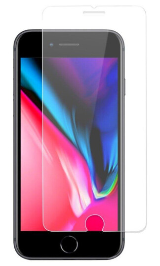 4smarts iPhone SE (2022 / 2020) / 8 / 7 4smarts Second Glass X-Pro Clear Skjermbeskytter med Monteringsramme - Case-Firendly - Gjennomsiktig