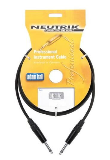 Unknown Instrumentkabel 3m Med Neutrik Plugger