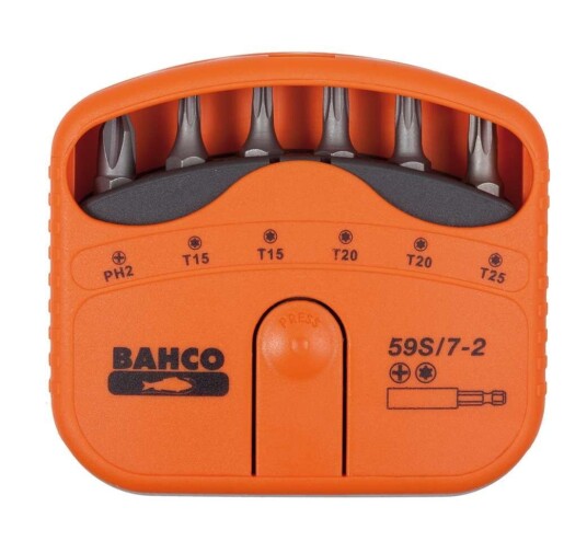 Bahco Bitssett 7 Del Ph+torx 59s/7-2