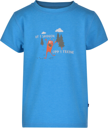 Jotunheim Varde T-Shirt Print Mini Skogen/Blue Danube 104