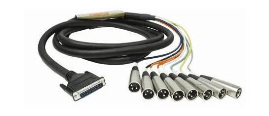 Hosa Dtm-804 Kab Dsub 25p Xlr M 4 M Adat Hosa Dtm-804 Kab Dsub 25p Xlr M 4 M Adat