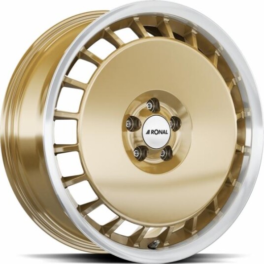 Ronal R50 Aero Racing Gold Rim Lip Cut 8x18 5x100 ET35 B68 Ronal R50 Aero Racing Gold Rim Lip Cut 8x18 5x100 ET35 B68