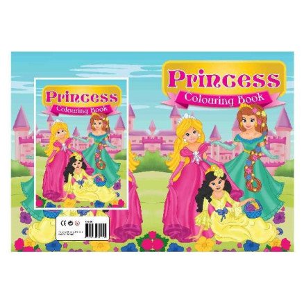 Malerbok A4 Prinsesse 2 16 Sider