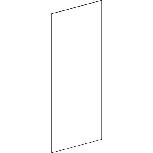 Contura Shower Next glasspanel for dusjkabinett, mønstret føringsglass patterned H169.8 x W73.5 cm