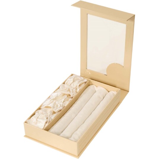 Lenoites Heatless Curling Rods with Caps 3-Pack Set Golden Sand Lenoites Heatless Curling Rods with Caps 3-Pack Set Golden Sand