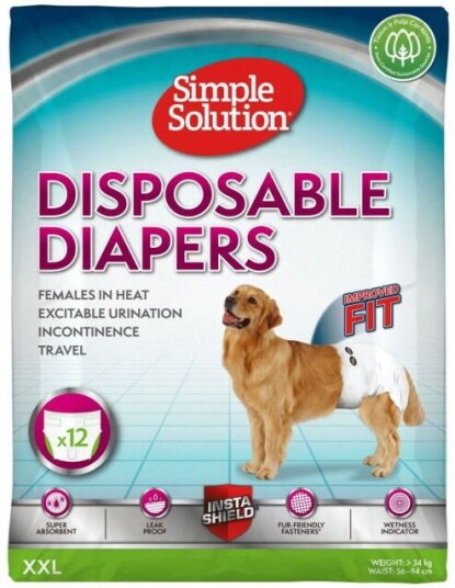 Simple Solution Disposable Hundebleier 12-pakk (XXL)