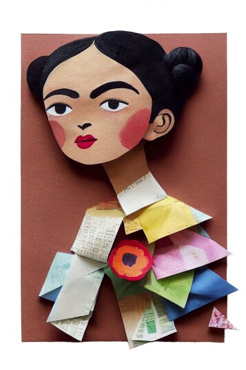Poster Frida Kahlo Kunstverk