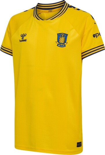Hummel Brøndby If 26/27 Home Jersey S/S Kids   Yellow   140