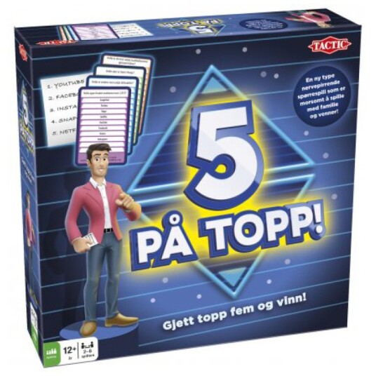 Tactic Spill 5 På Topp - Strategispill for Barn fra 12 år Tactic Spill 5 På Topp - Strategispill for Barn fra 12 år