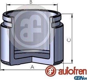 Stempel, bremsecaliper AUTOFREN SEINSA D025856 Stempel, bremsecaliper AUTOFREN SEINSA D025856