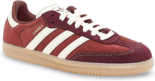 Adidas Originals Samba Og J Burgundy 38 2/3