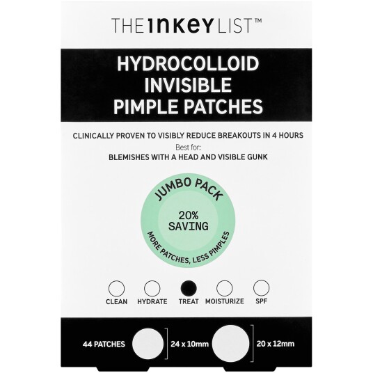 The Inkey List Hydrocolloid Invisible Pimple Patches 22pcs
