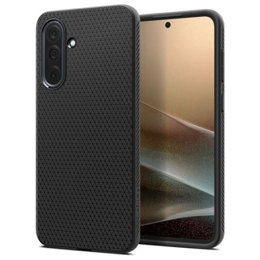 Spigen Liquid Air Baksidedeksel Matt Svart for Samsung Galaxy A36 5G