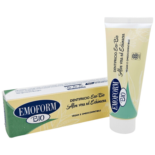 Økologisk tannkrem EMOFORM Bio Aloe Vera & Echinacea 75 ml.