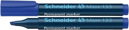 Schneider Maxx 133 Permanent Markør Blå 1-4 Mm