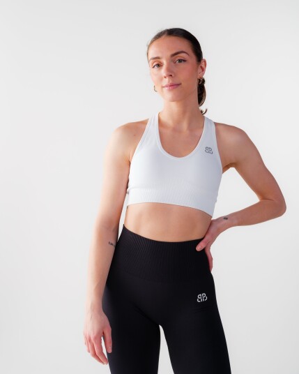 Bumpro Hyper Bra White - L