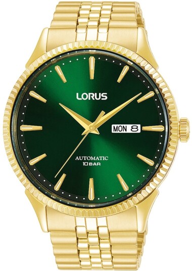 Lorus Herreklokke RL468AX9 Classic Grønn/Gulltonet stål Ø43 mm Lorus Herreklokke RL468AX9 Classic Grønn/Gulltonet stål Ø43 mm