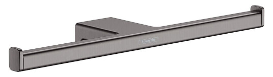 Hansgrohe AddStoris Toalettrullholder Dobbel Børstet Sort Krom Hansgrohe AddStoris Toalettrullholder Dobbel Børstet Sort Krom