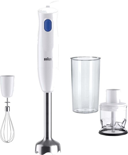 Braun MultiQuick 1 Stavmikser 450 W med 0,6 L Beholder i Hvit