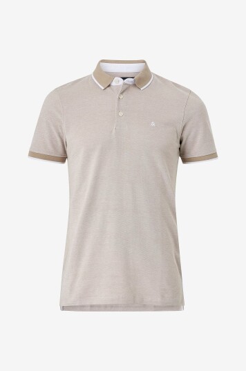 Jack & Jones Pikétrøye jjePaulos Polo SS Grå