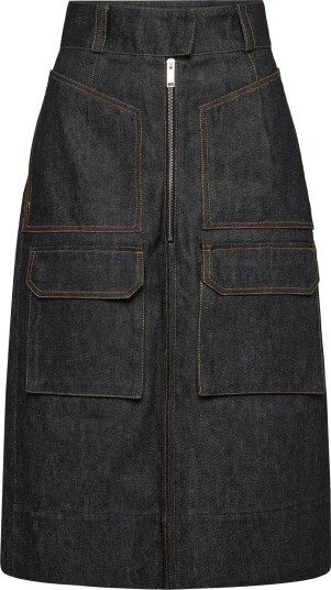 Maison Kitsune Army Skirt Black 38