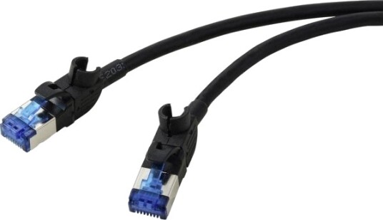 Renkforce Rf-7116936 Rj45-Tilkobling Nettverkskabel/Patchkabel Cat 6A 0,5 M Grå 1 Stk