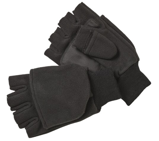 Kinetic Wind Stop Fold Over Mitt Black Kinetic Wind Stop Fold Over Mitt Black
