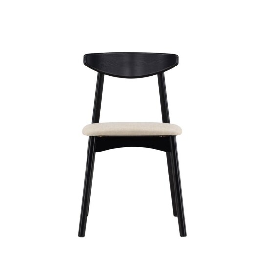 Vind Ven spisestuestol Beige/svart Beige Vind Ven spisestuestol Beige/svart Beige