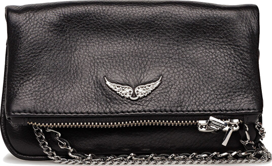 Zadig & Voltaire Rock Nano Grained Leather - Black - ONE SIZE Zadig & Voltaire Rock Nano Grained Leather - Black - ONE SIZE