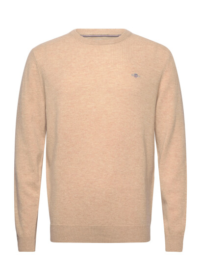 GANT Lambswool Blend C Neck Beige XXXXL GANT Lambswool Blend C Neck Beige XXXXL