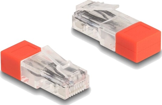 Delock Rj 45 Rød