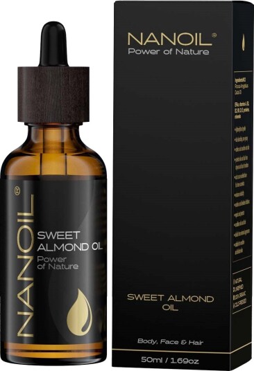 Nanoil Nanoil_Sweet Almond Oil Mandelolje For HårOg Kroppspleie 50Ml