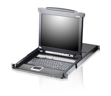 Aten Slideaway Cl5716m - Kvm-Konsoll - 17" - Kan Monteres I Rack - 1280 X 1024 - 1U
