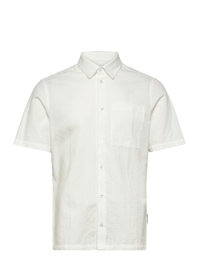 Casual Friday Cfaaberg Ss Structured Shirt   White   S