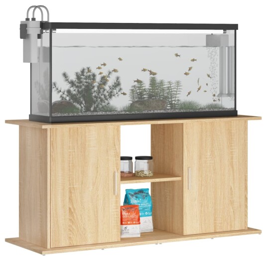 Akvariumstativ Sonoma Eik 121X41X58 cm Konstruert Tre