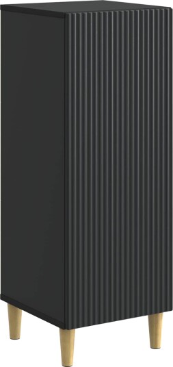 Serviesskap Svart 33 x 34,5 x 90 cm Konstruert tre Serviesskap Svart 33 x 34,5 x 90 cm Konstruert tre