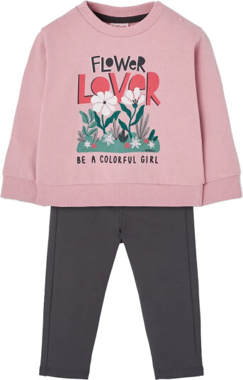 Boboli Set Knit For Girl Bci Pink 116