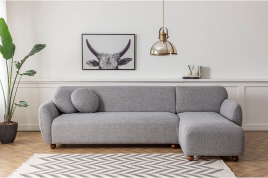 Whitecliffs Divansofa 3 seters   Grå