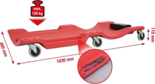 KS TOOLS 500.8090 Verksted liggebrett