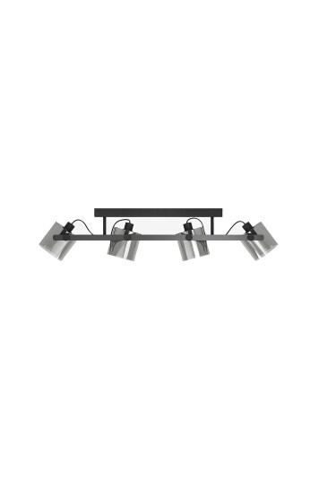 EGLO Taklampe Hornwood 2 Black/Transparent Svart Taklamper
