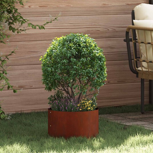 Corten Stål Pot Set Cortenstål Medium Holdbar Corten Stål Pot Set Cortenstål Medium Holdbar