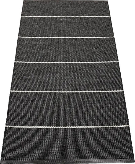 Pappelina Lea teppe Black/Misty Mint/Vanilla 70 x 150 cm