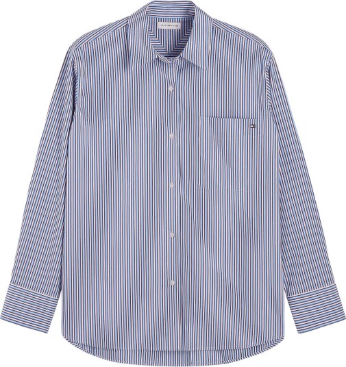 Tommy Hilfiger Ess Poplin Easy Fit Shirt Blue 38 Tommy Hilfiger Ess Poplin Easy Fit Shirt Blue 38