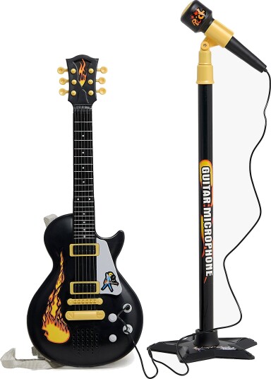 Alex's Garage Rockstar Elektrisk Lekegitar & Mikrofon Elektrisk Alex's Garage Rockstar Elektrisk Lekegitar & Mikrofon Elektrisk