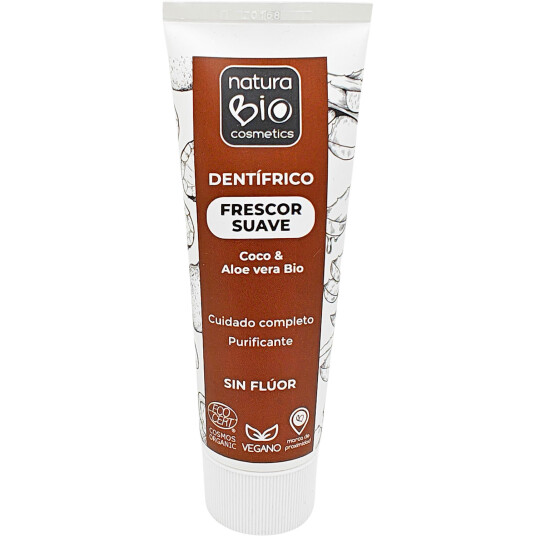 Økologisk Tannpasta NATURABIO Coconut & Aloe Vera 75 ml. Økologisk Tannpasta NATURABIO Coconut & Aloe Vera 75 ml.
